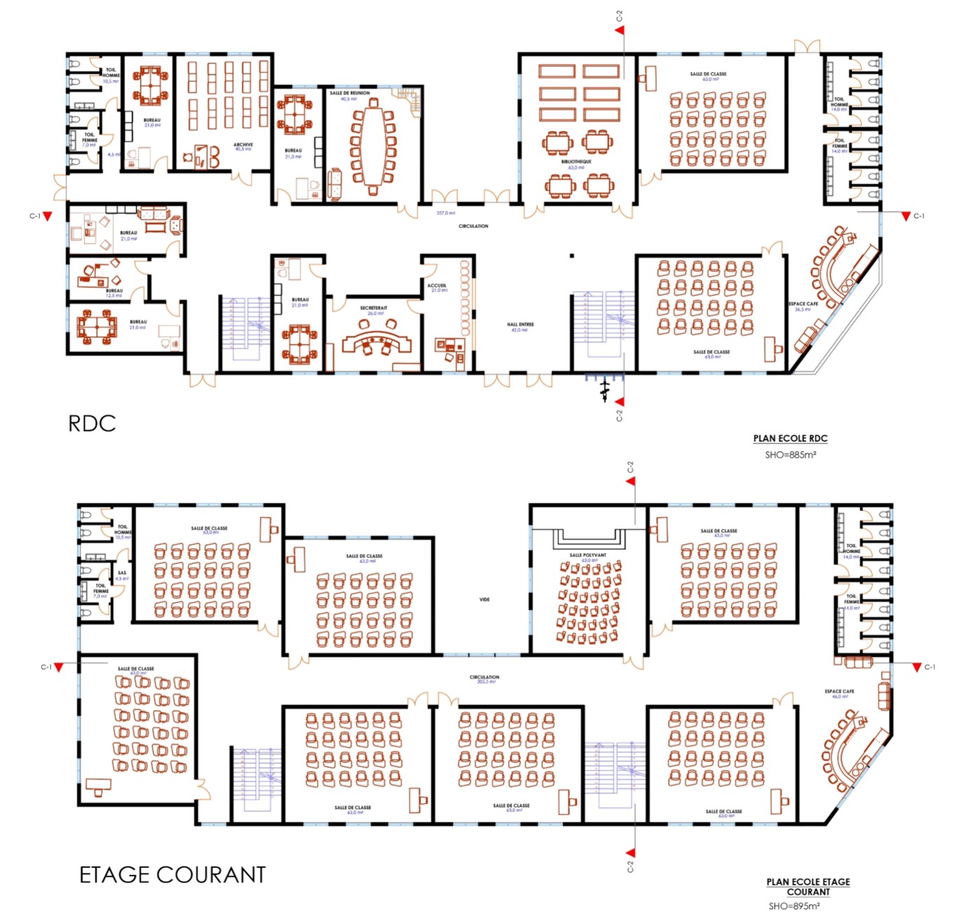 plan école